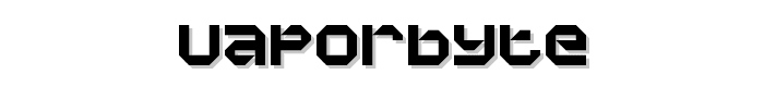 Vaporbyte font