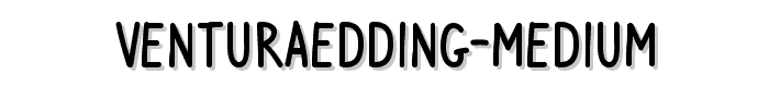 VenturaEdding-Medium font
