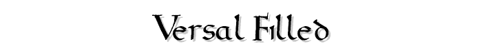 Versal%20Filled font