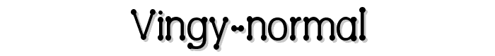 Vingy%20Normal font