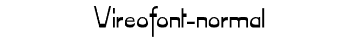 VireoFont-Normal font