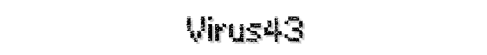 Virus43 font