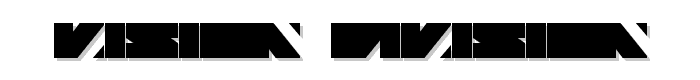 Vision Division font