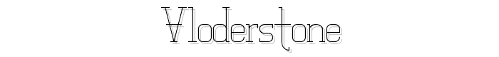 Vloderstone font