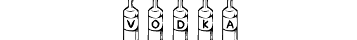 Vodka font