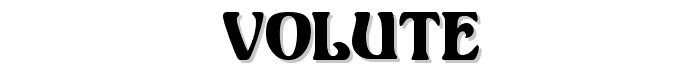 Volute font