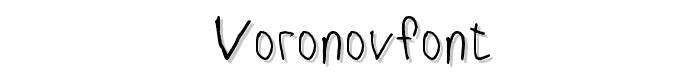 VoronovFont font