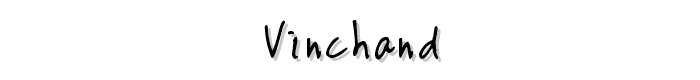 vincHand font