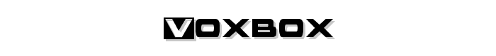 voxBOX font