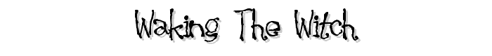 Waking%20the%20Witch font
