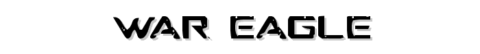 War%20Eagle font