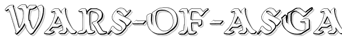 Wars%20of%20Asgard%203D font