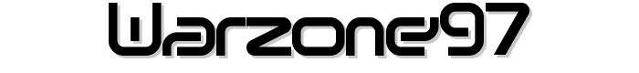 Warzone97 font