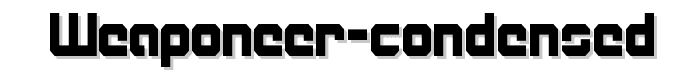 Weaponeer%20Condensed font