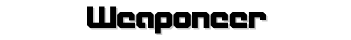 Weaponeer font