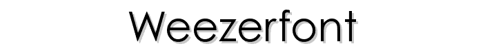 WeezerFont police