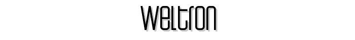 Weltron font