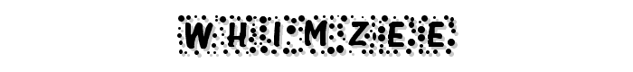 Whimzee font