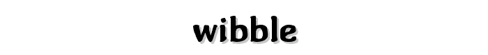 Wibble font