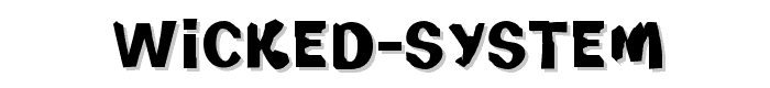 Wicked%20System font