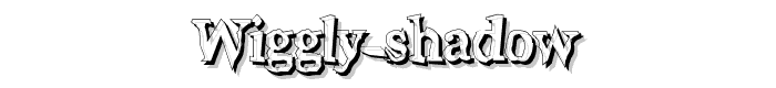 Wiggly%20Shadow font