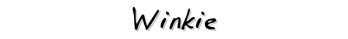 Winkie font