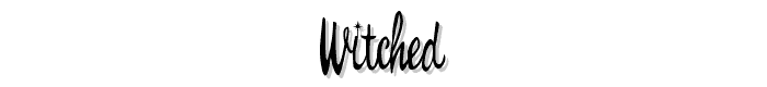 Witched font