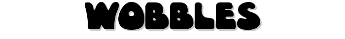 Wobbles font