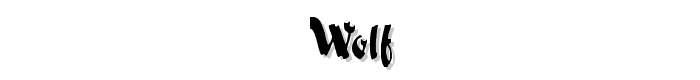 Wolf font