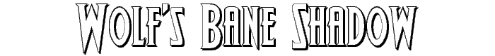 Wolf%27s%20Bane%20Shadow font