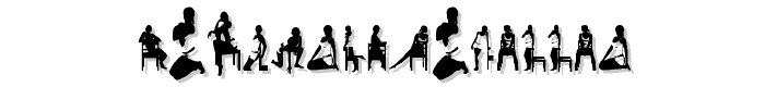 WomanSilhouettes police