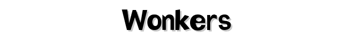 Wonkers font