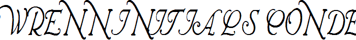 Wrenn%20Initials%20Condensed font