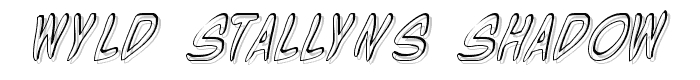 Wyld%20Stallyns%20Shadow font