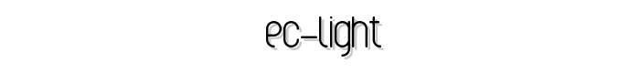 wec-Light font