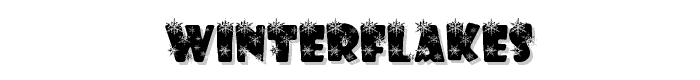 winterflakes font