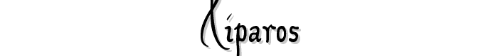 XIPAROS font