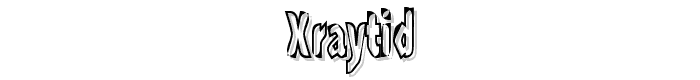 XRaytid font