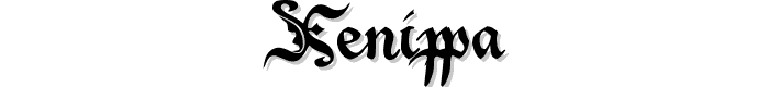 Xenippa font