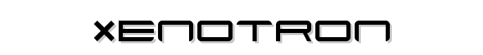 Xenotron font