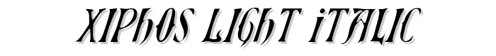 Xiphos%20Light%20Italic font