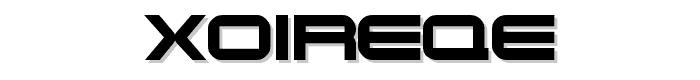 Xoireqe font