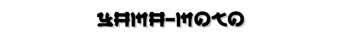 Yama Moto font