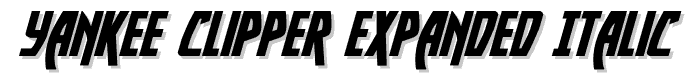 Yankee%20Clipper%20Expanded%20Italic font