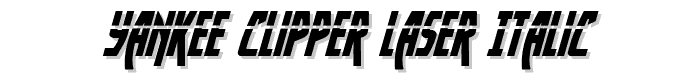 Yankee%20Clipper%20Laser%20Italic font