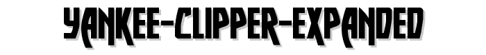 Yankee%20Clipper%20Expanded font