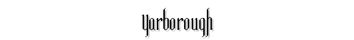 Yarborough font
