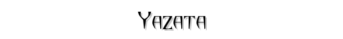 Yazata™ font