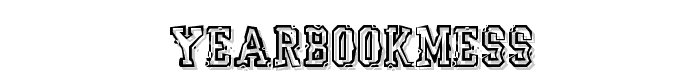 YearBookMess font