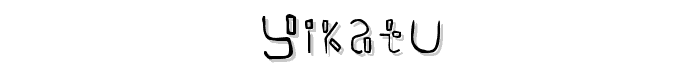 Yikatu font